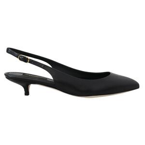 Dolce & Gabbana Kitten Heel Slingback Pumps Women Black